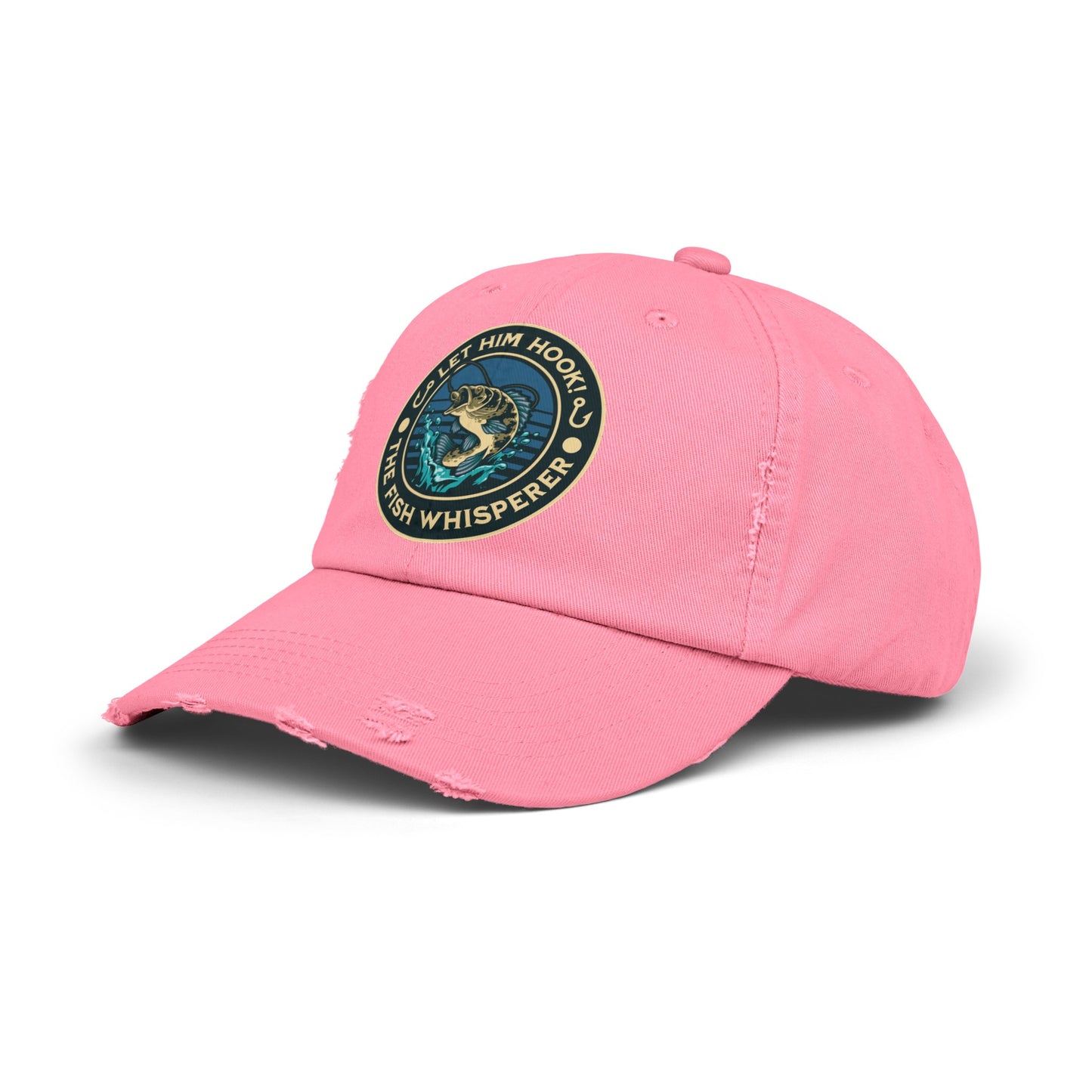 LET HIM HOOK! The Fish Whisperer - Distressed Fishing Cap