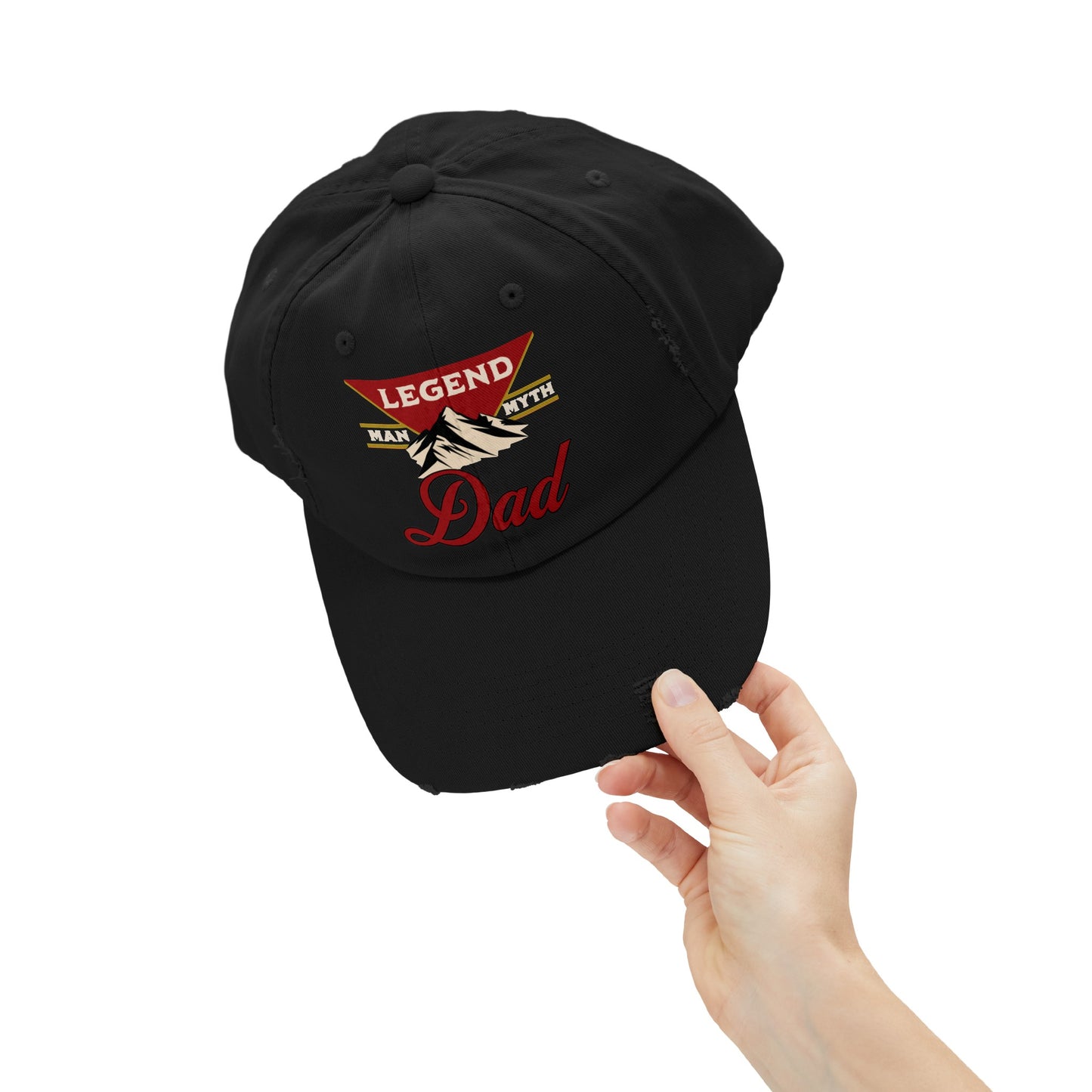 Man Myth Legend DAD Distressed Cap