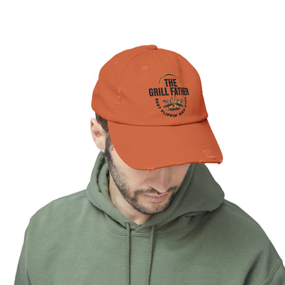 THE GRILL FATHER Distressed Cap