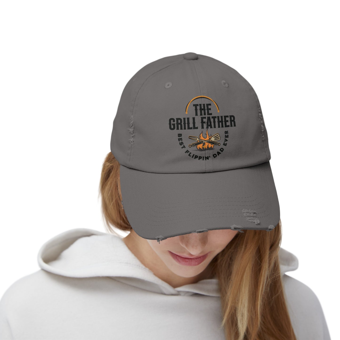 THE GRILL FATHER Distressed Cap