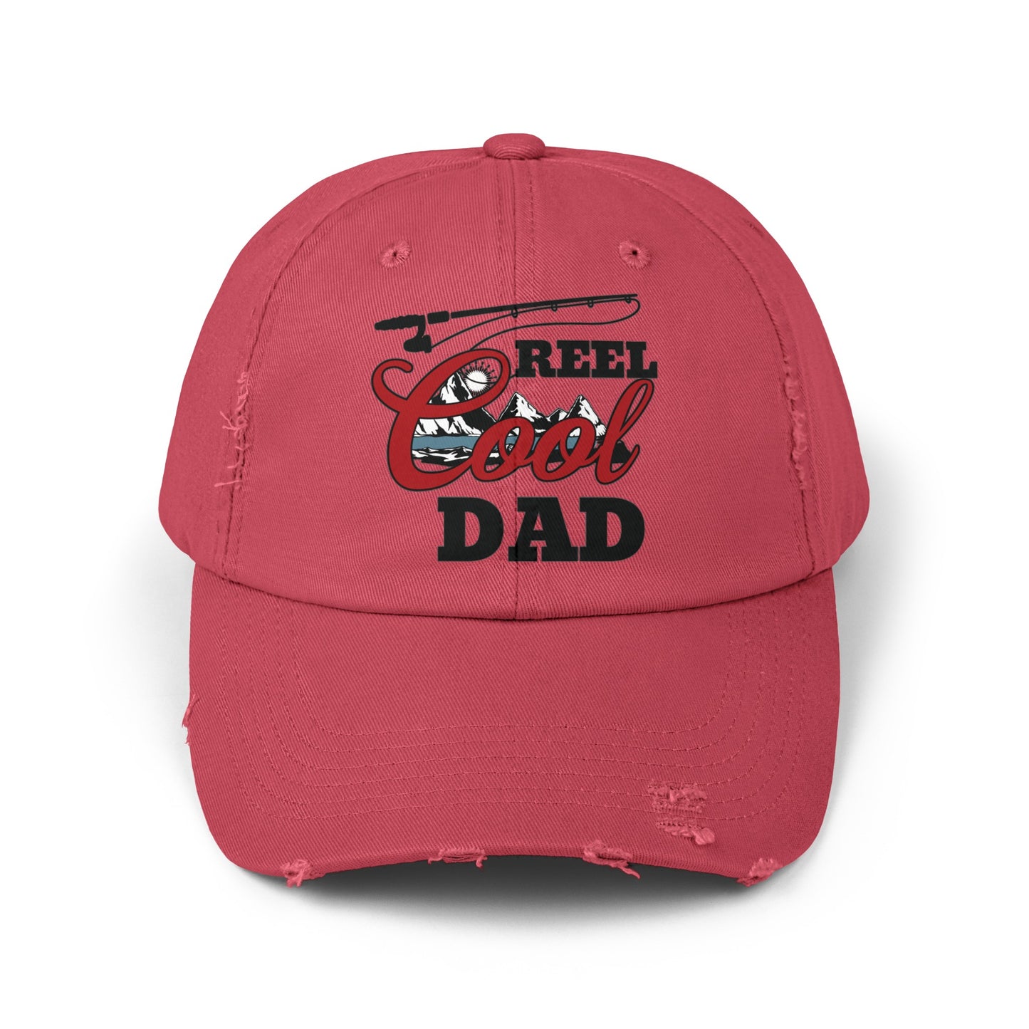 REEL COOL DAD Distressed Cap