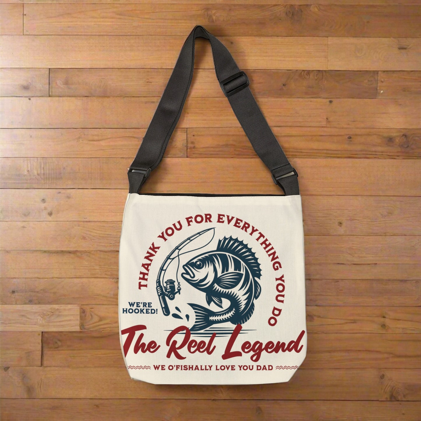 The Reel Legend Adjustable Tote Bag