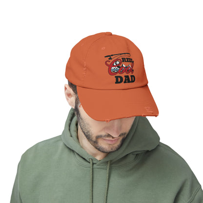 REEL COOL DAD Distressed Cap