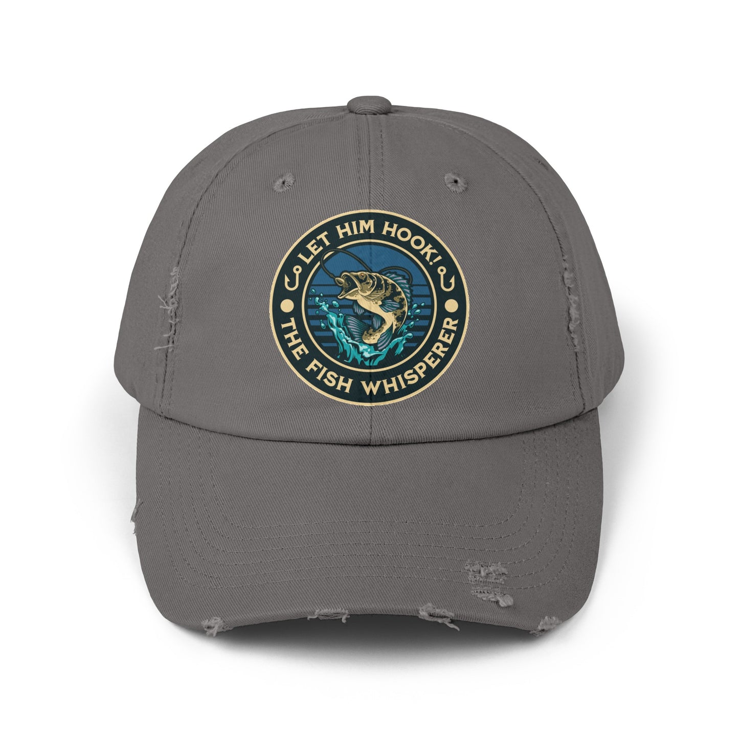 LET HIM HOOK! The Fish Whisperer - Distressed Fishing Cap