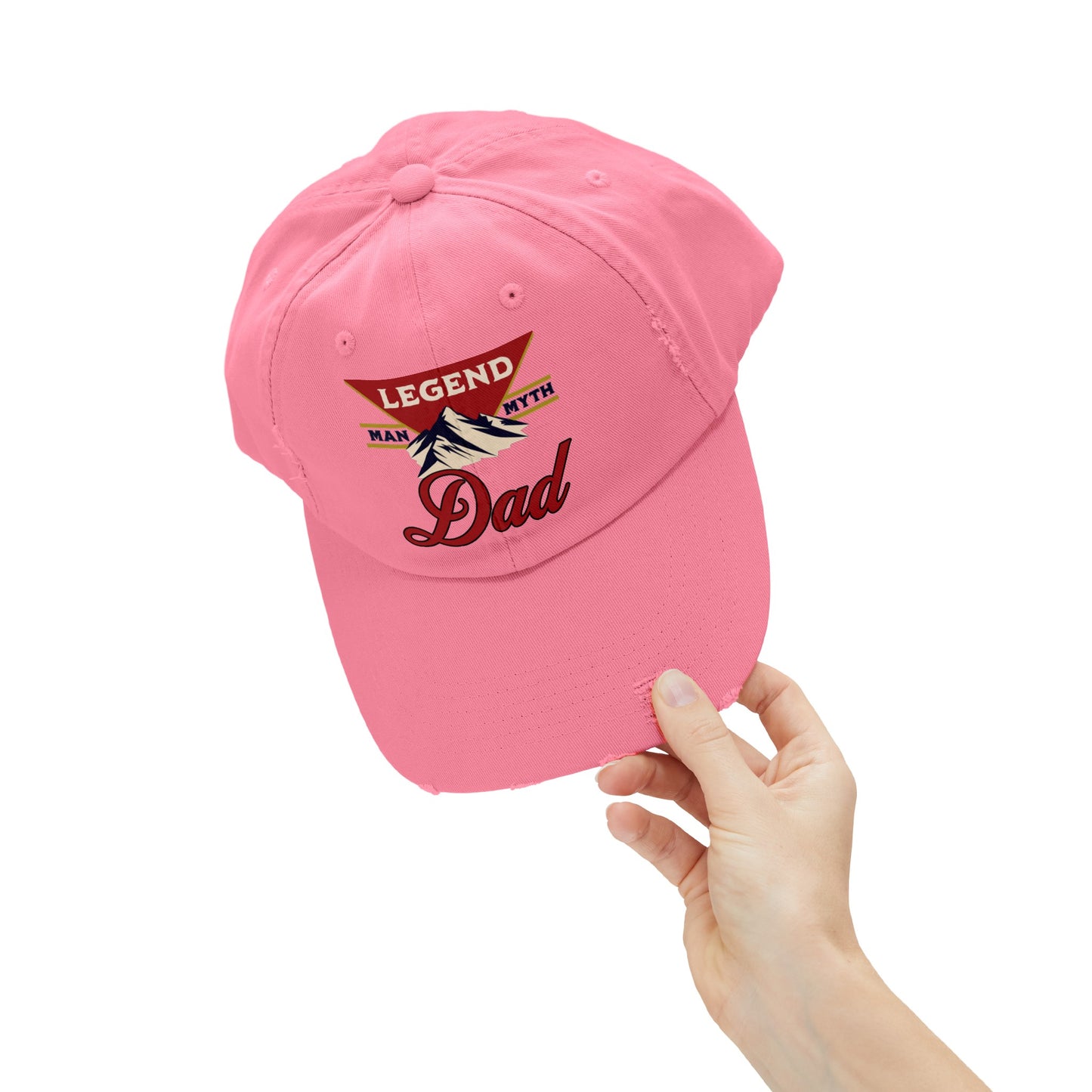 Man Myth Legend DAD Distressed Cap