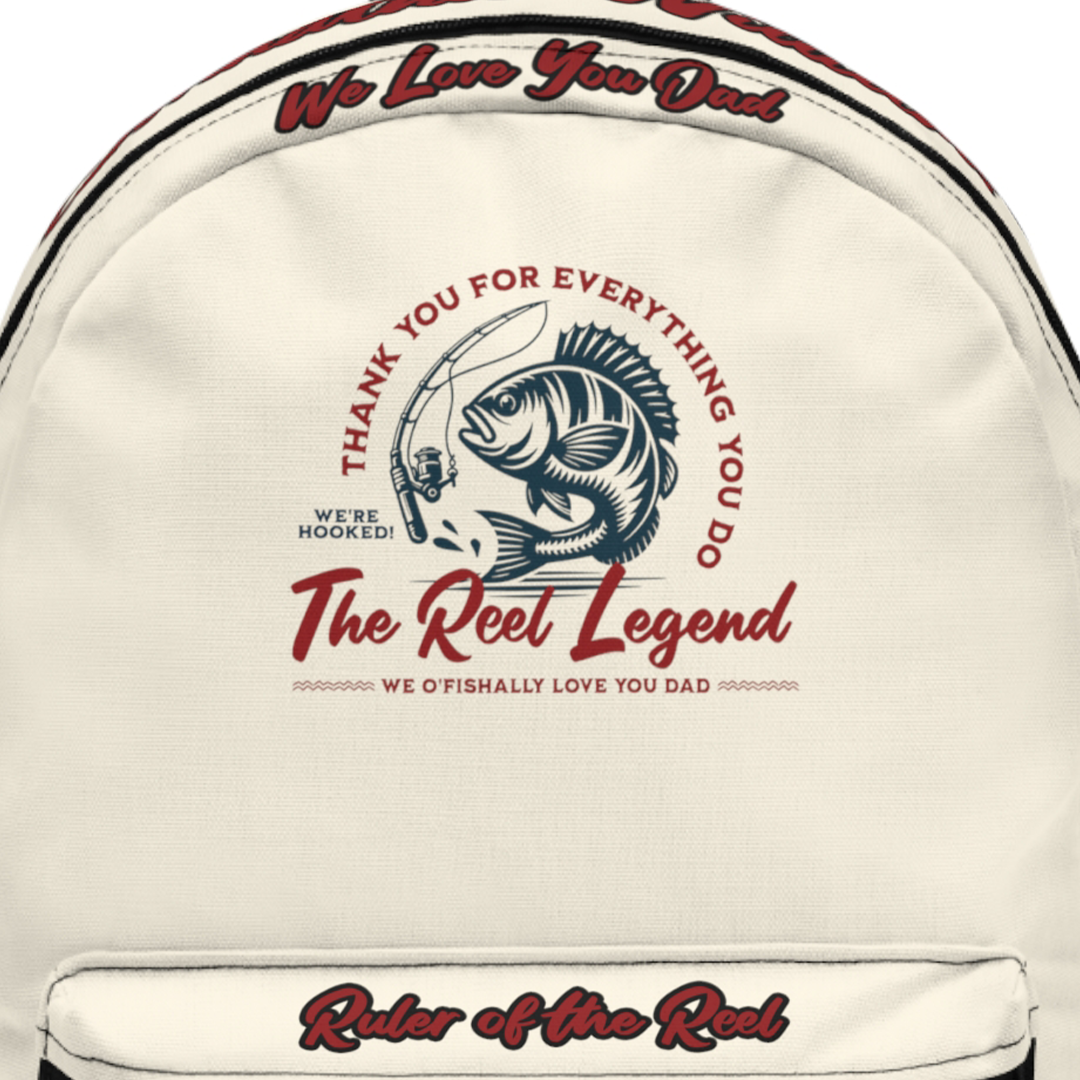 The Reel Legend Backpack [Personalized Name]