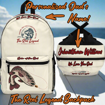 The Reel Legend Backpack [Personalized Name]