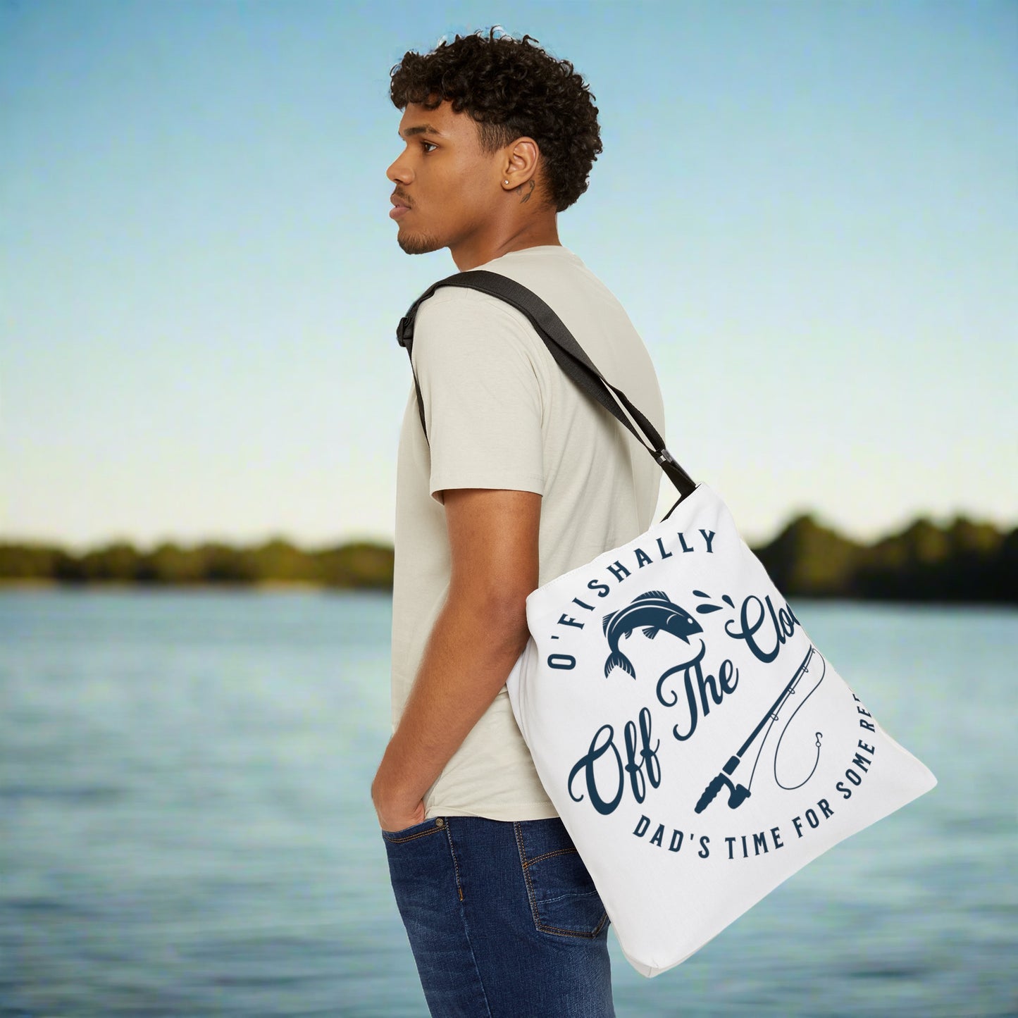 O'Fishally Off The Clock Adjustable Tote Bag